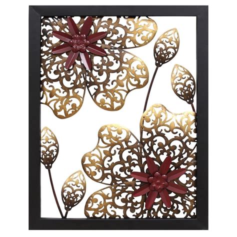 maroon wall decor